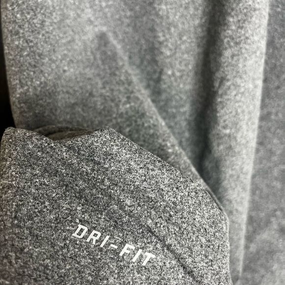 Nike Running Gray Performance quarter zip with Yellow Accents - Picture 6 of 9